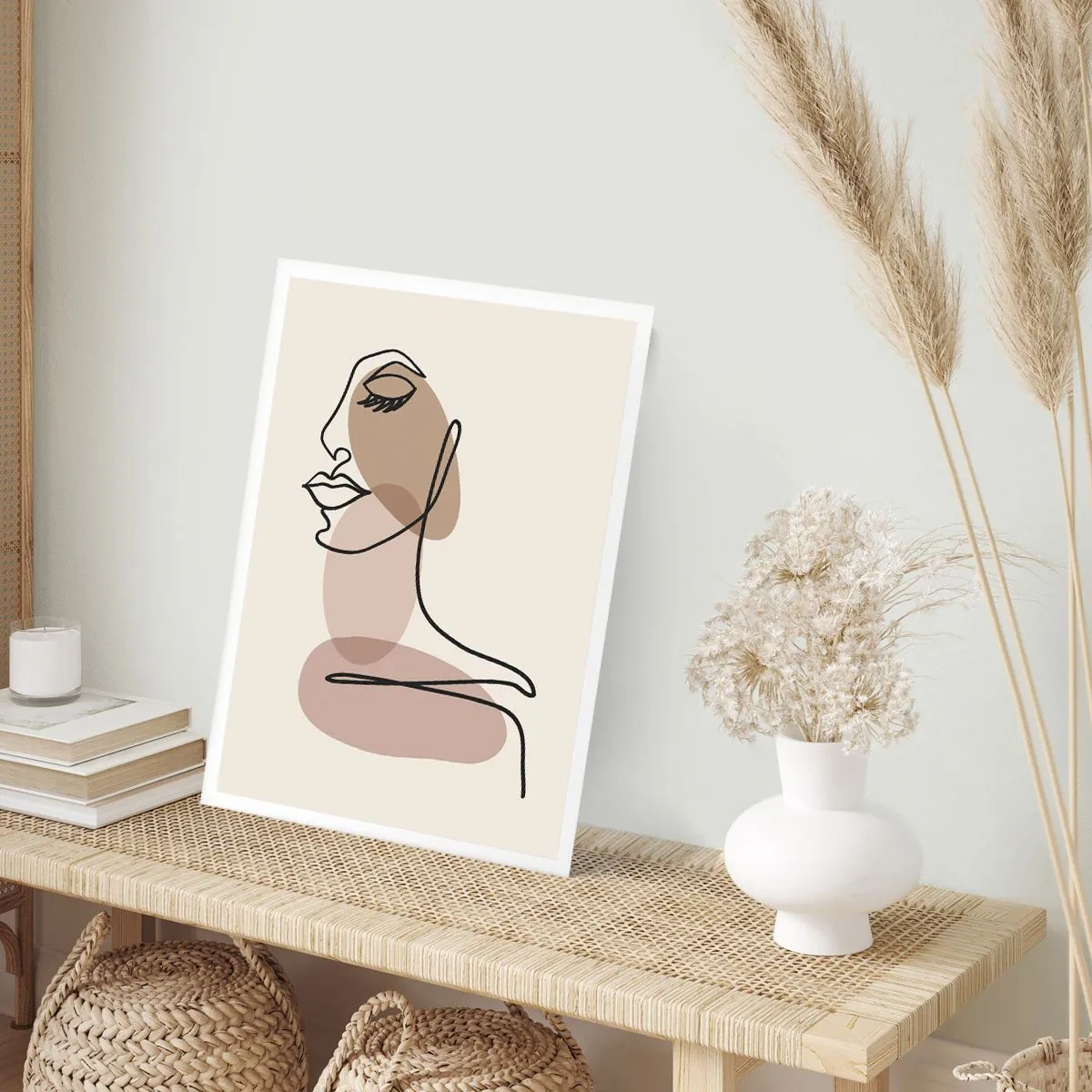 Plakat - Pewna linia piękna - 70x100 cm