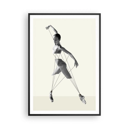 Plakat w czarnej ramie - W teatrze świata - 70x100 cm