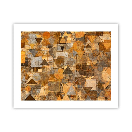 Plakat - Świat ujęty w formę - 50x40 cm