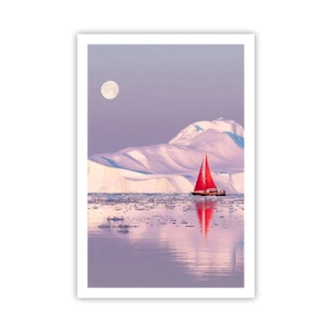 Plakat - Żar żagla, chłód lodu - 61x91 cm