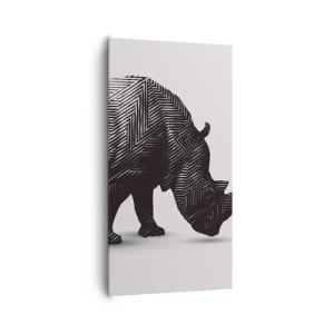 Obraz na płótnie - Geometryczne piękno natury - 65x120 cm