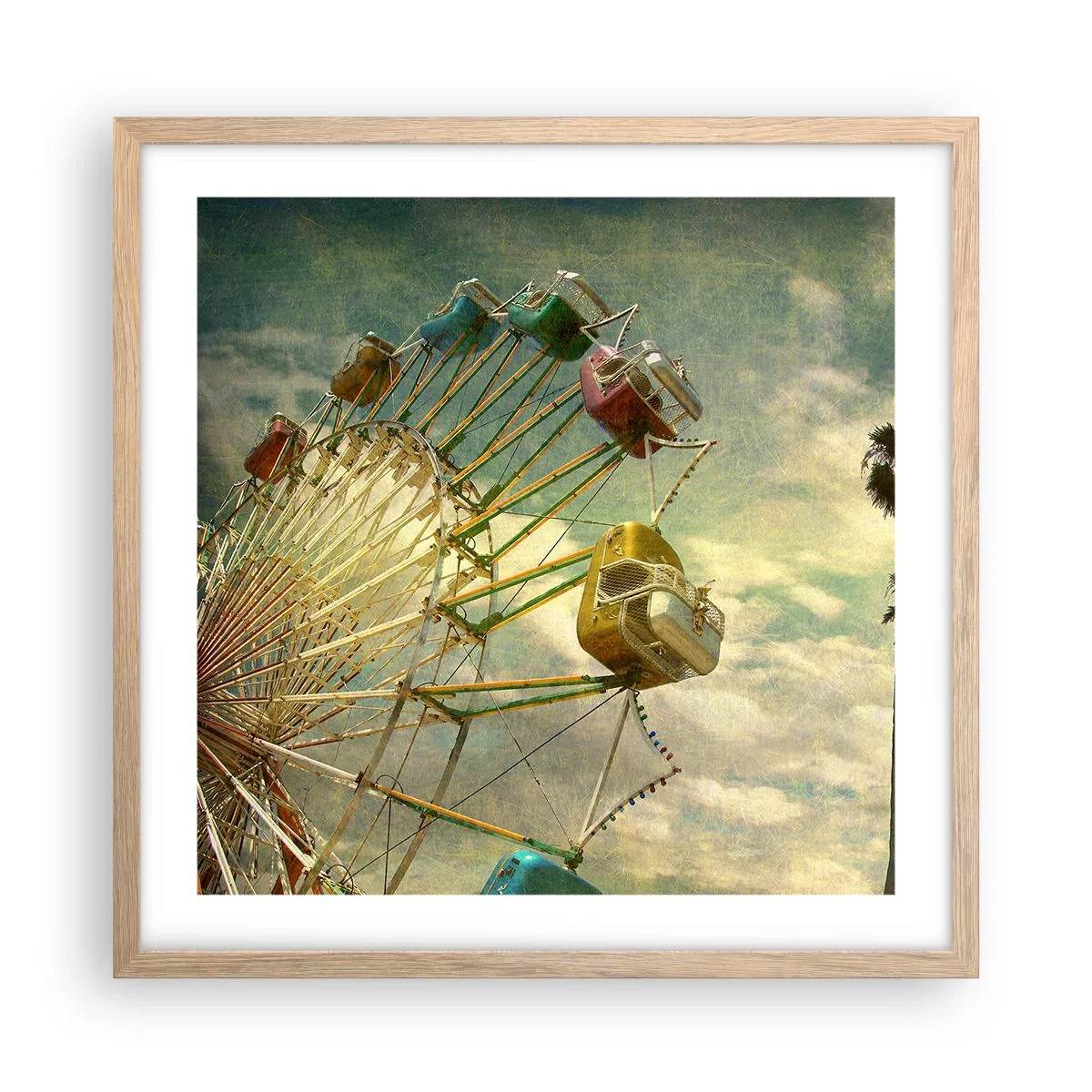 Plakat w ramie jasny dąb - Będzie, będzie zabawa… - 50x50 cm