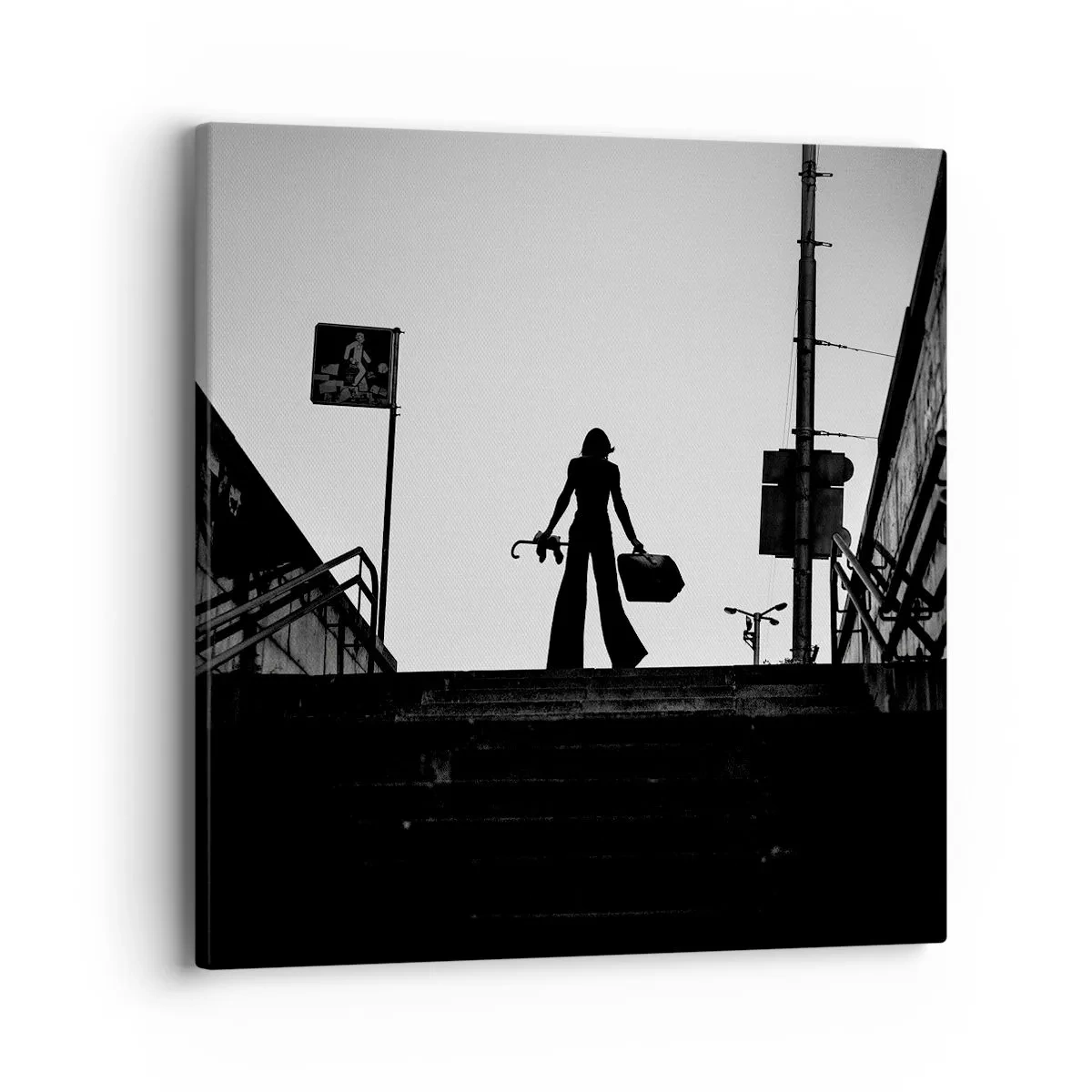 Obraz na płótnie - Miejska wędrówka - 40x40 cm