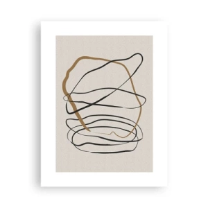 Plakat - Kompozycja – taniec opętaniec - 30x40 cm