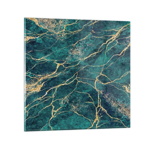 Obraz na szkle - Żyła złota - 50x50 cm