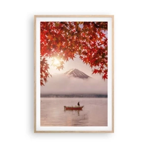 Plakat w ramie jasny dąb - W japońskim klimacie - 61x91 cm