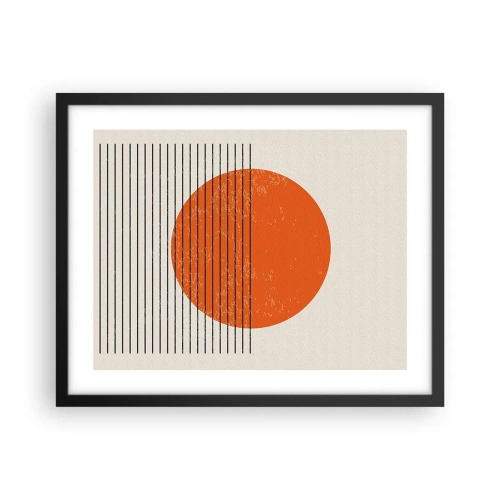 Plakat w czarnej ramie - Zawsze słońce - 50x40 cm