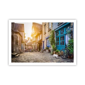 Plakat - Biały duch miasteczka - 91x61 cm