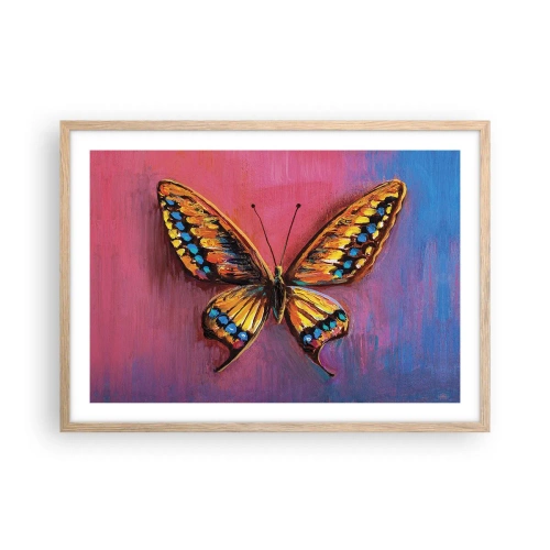 Plakat w ramie jasny dąb - Klejnot natury - 70x50 cm