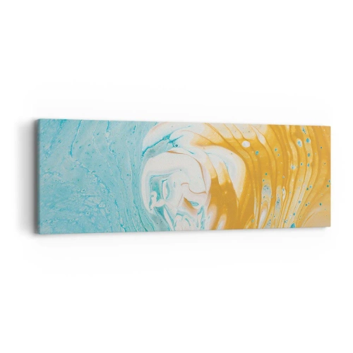 Obraz na płótnie - Pastelowy wir - 90x30 cm