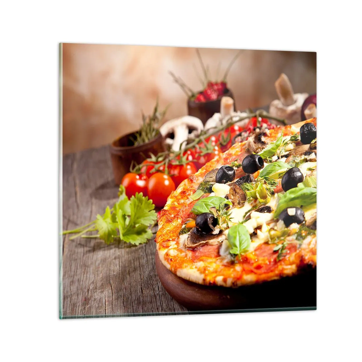 Obraz na szkle - Z tellurycznych ingrediencji - 60x60 cm