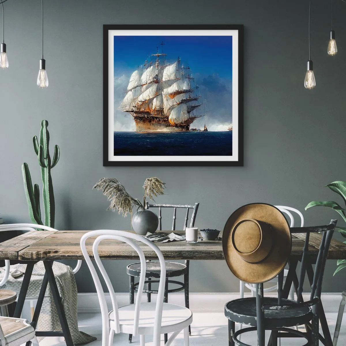 Plakat w czarnej ramie - The great glory! - 50x50 cm