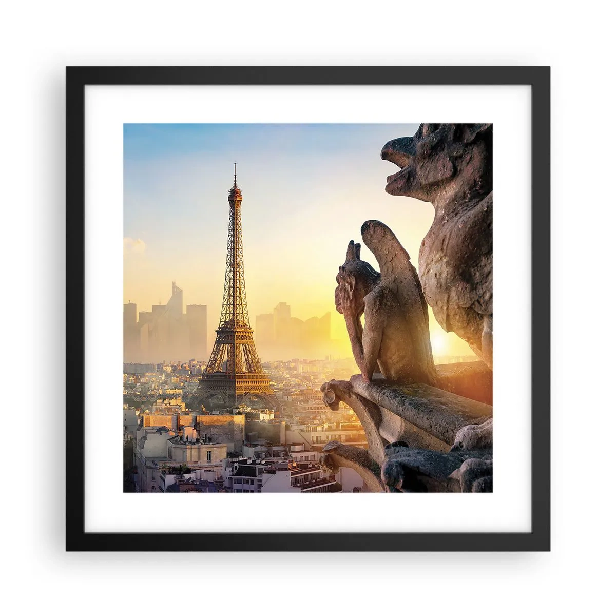 Plakat w czarnej ramie - Wiele się zmieniło… - 40x40 cm
