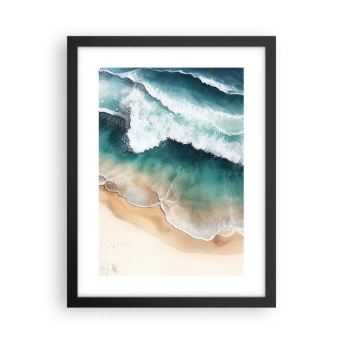 Plakat w czarnej ramie - Odwieczne spotkanie - 30x40 cm