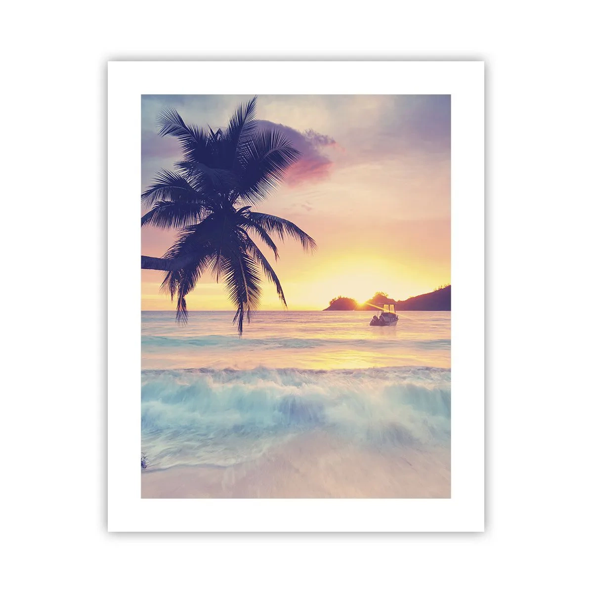 Plakat - Wieczór w zatoce - 40x50 cm