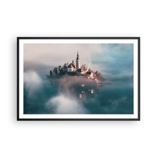 Plakat w czarnej ramie - Wyspa marzeń - 91x61 cm