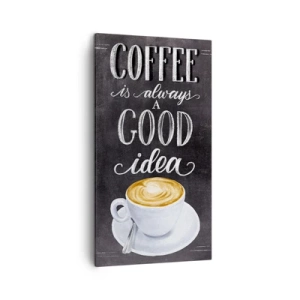 Obraz na płótnie - Of course! - 45x80 cm