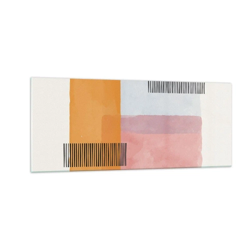 Obraz na szkle - Z kąta w kąt - 100x40 cm