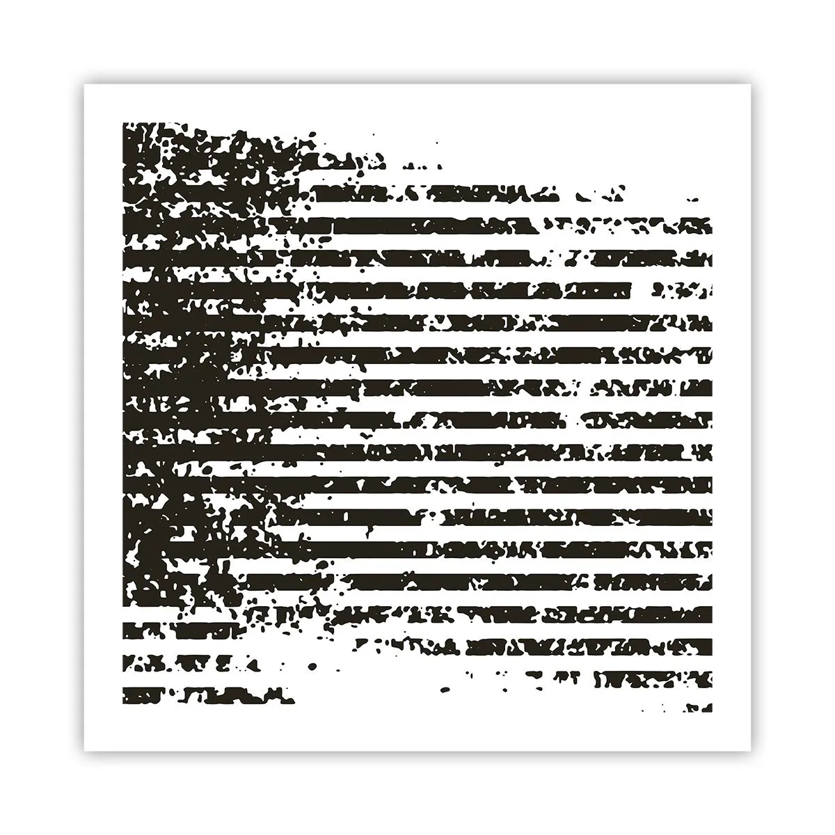 Plakat - Rytm i szum - 60x60 cm