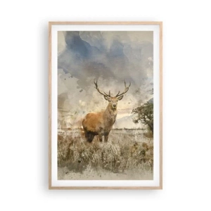 Plakat w ramie jasny dąb - Godność - siła - dostojeństwo - 61x91 cm