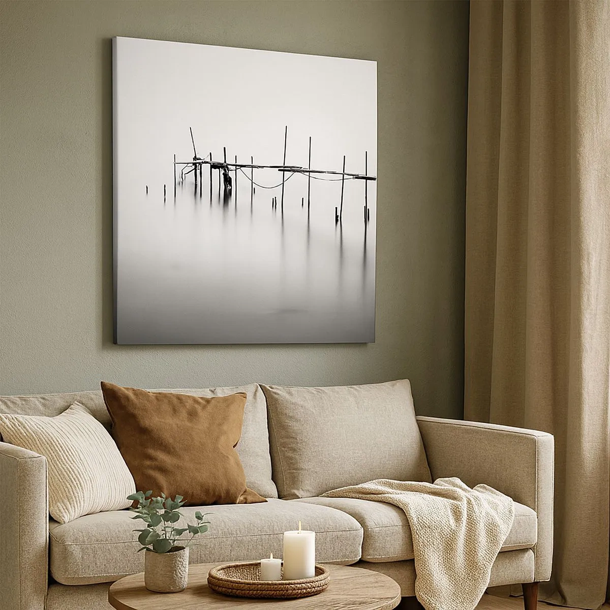 Obraz na płótnie - A jeśli świata nie ma? - 30x30 cm