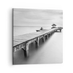 Obraz na płótnie - W siną dal - 50x50 cm