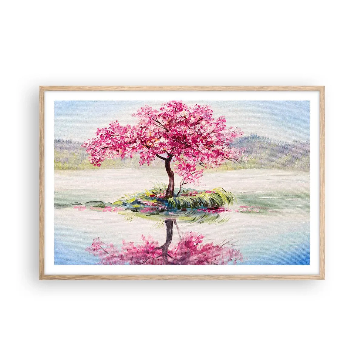Plakat w ramie jasny dąb - Święto wiosny - 91x61 cm