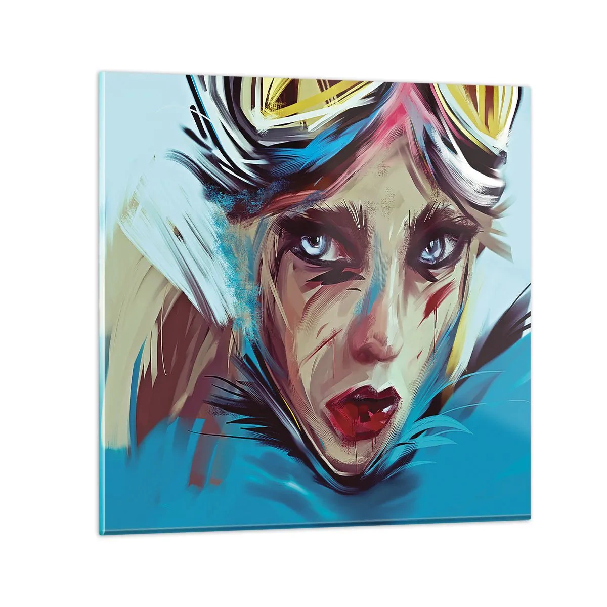 Obraz na szkle - Wojowniczka szos - 30x30 cm
