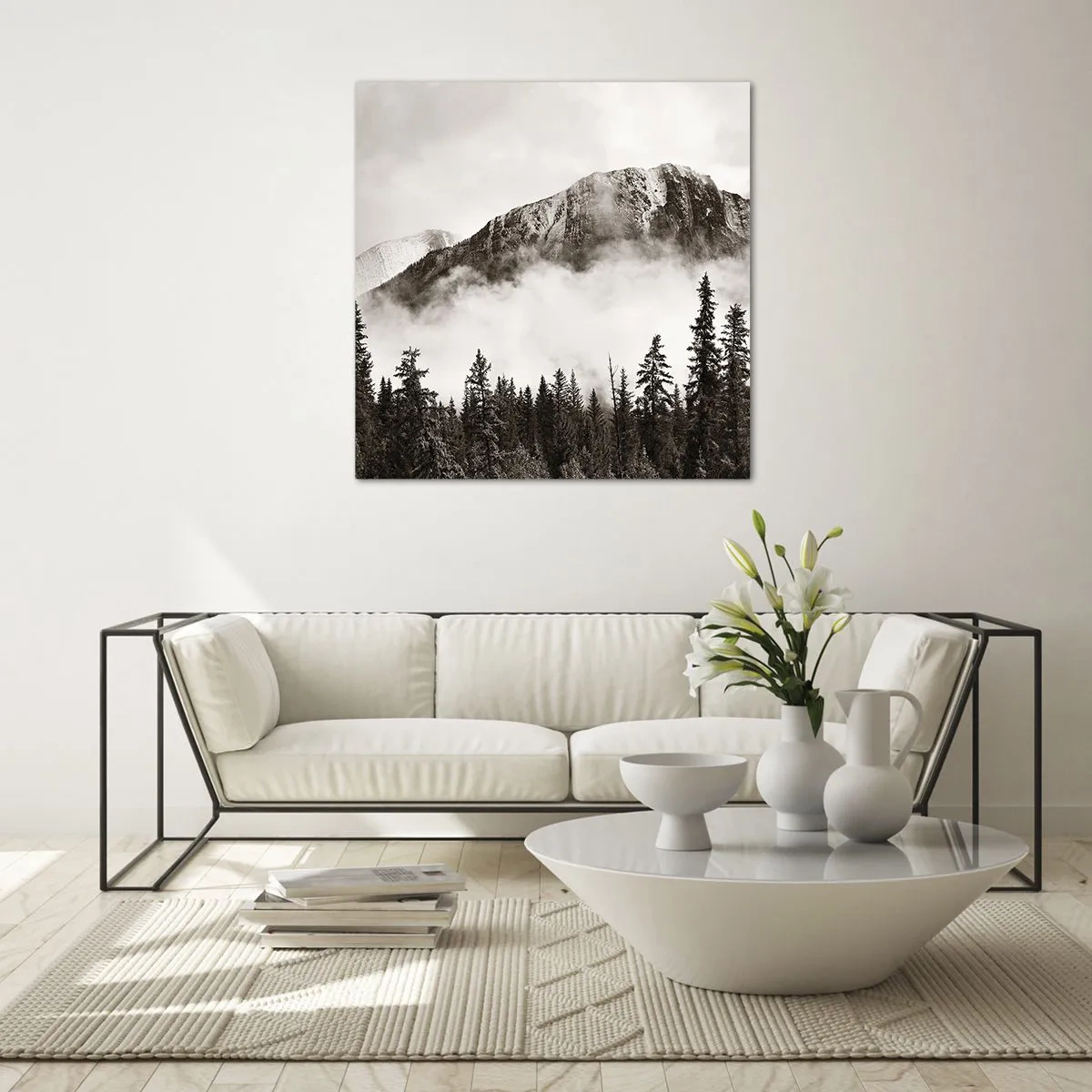 Obraz na szkle - Granitowy władca - 70x70 cm