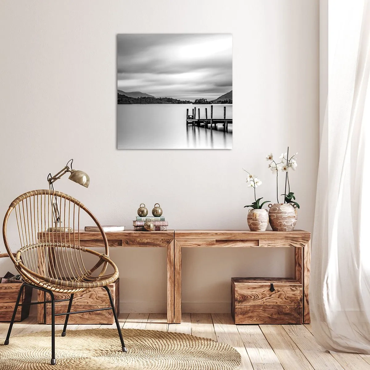 Obraz na płótnie - Łagodność i siła - 70x70 cm