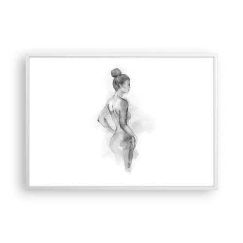 Plakat w białej ramie - Piękna jak malowanie - 100x70 cm