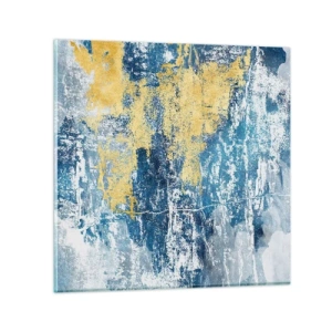 Obraz na szkle - Abstrakcja pełna pogody - 50x50 cm