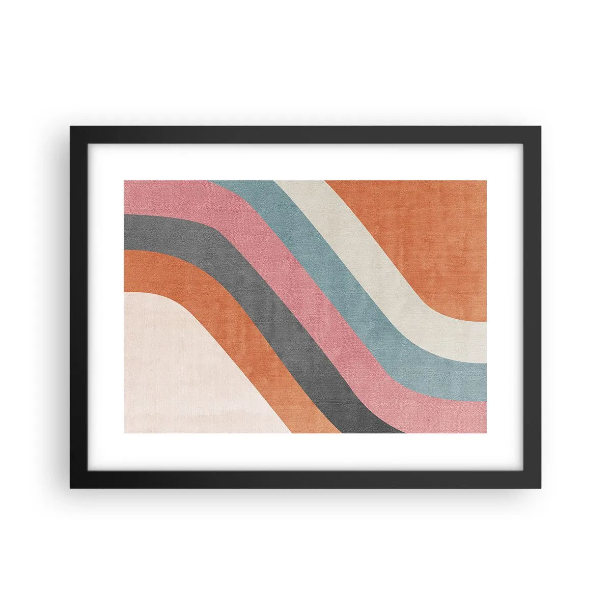 Plakat w czarnej ramie - Kompozycja diagonalna – ruch - 40x30 cm