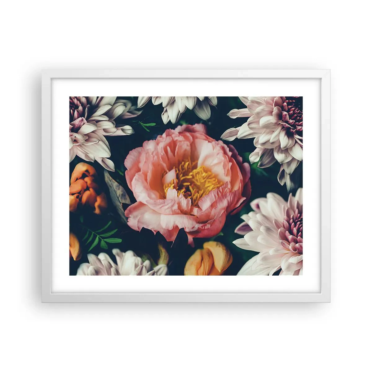 Plakat w białej ramie - Z barokowym przepychem - 50x40 cm