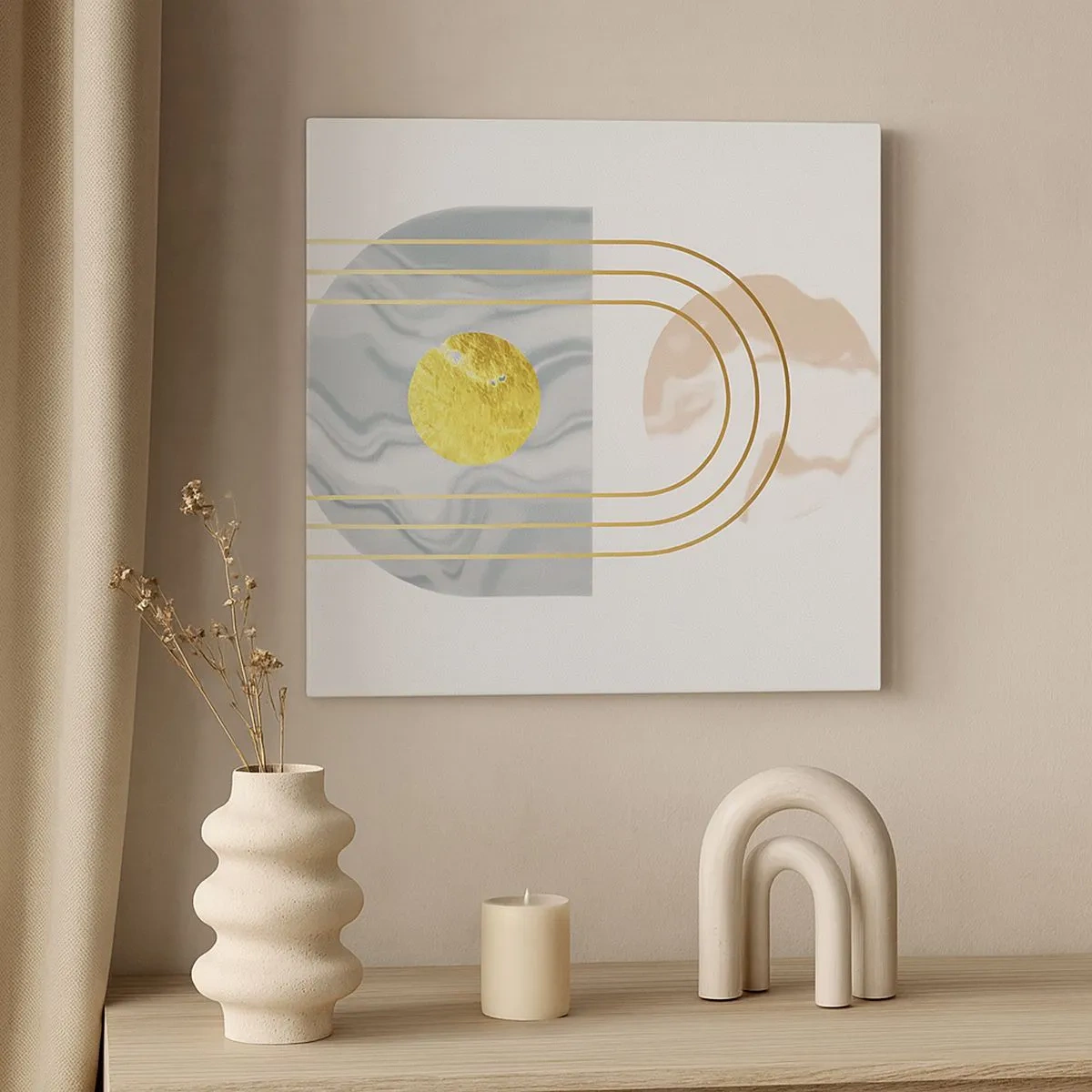 Obraz na płótnie - Jasność i blask - 30x30 cm