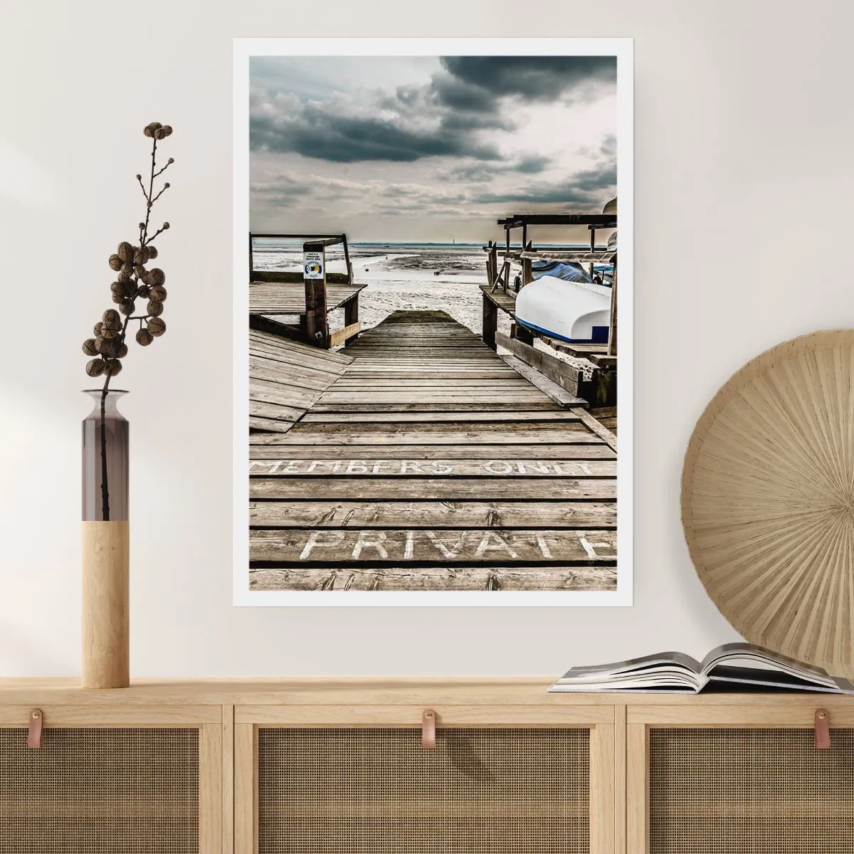 Plakat - Plaża północy - 30x40 cm