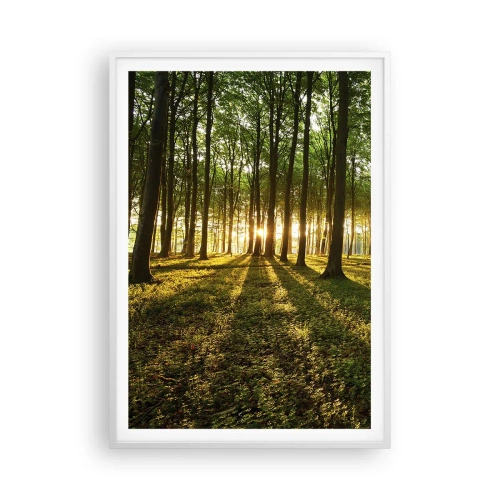 Plakat w białej ramie - Fotografia wszystkich wiosen - 70x100 cm