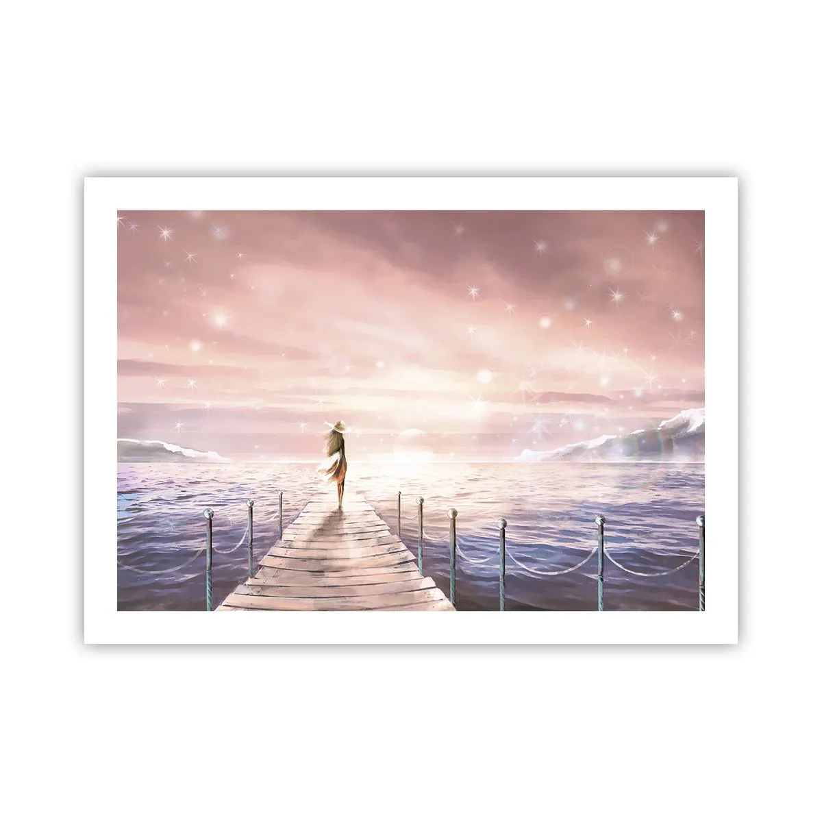 Plakat - W świetle marzenia - 70x50 cm