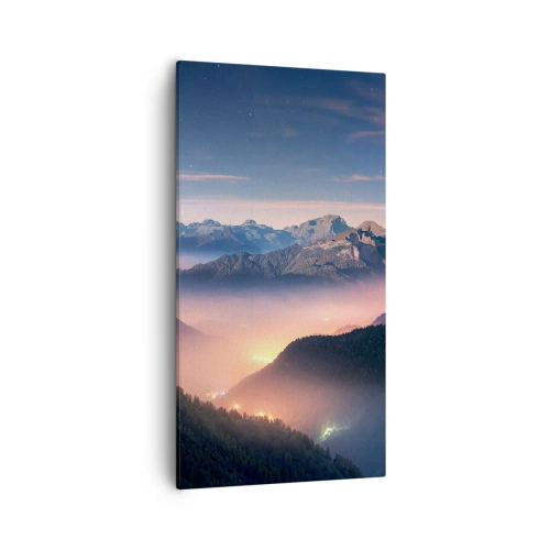 Obraz na płótnie - Światło w dolinach - 55x100 cm