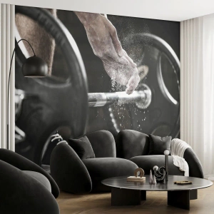 Fototapeta Samoprzylepna Deluxe Sticker - Wyzwanie podjęte! - Sport, Siłownia, Podnoszenie Ciężarów - 400x280 cm