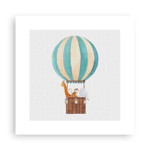 Plakat - Fantastyczna wycieczka - 30x30 cm