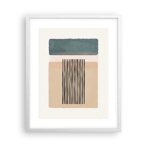 Plakat w białej ramie - Wszystko w porządku - 40x50 cm