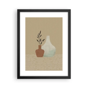 Plakat w czarnej ramie - Wazon i jego idea - 30x40 cm