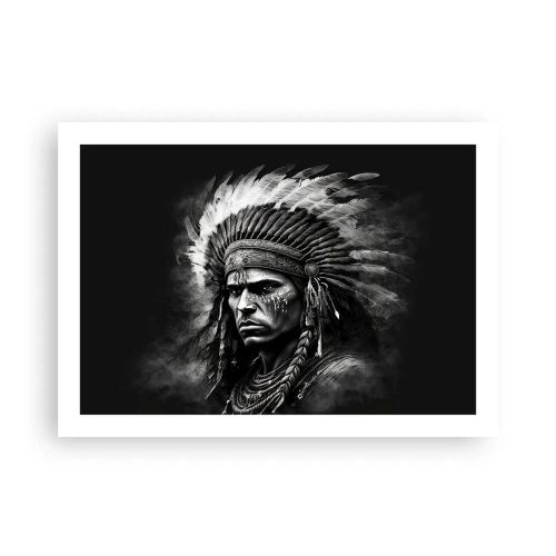 Plakat - Wódz i wojownik - 70x50 cm