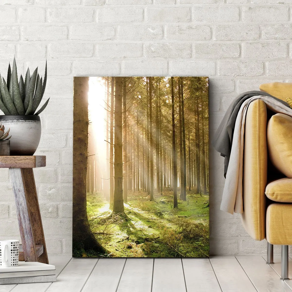 Obraz na płótnie - Zaraz pojawią się elfy - 50x70cm - Zaraz pojawią się elfy - Nowoczesna dekoracja ścienna do salonu, kuchni i sypialni ARTTOR