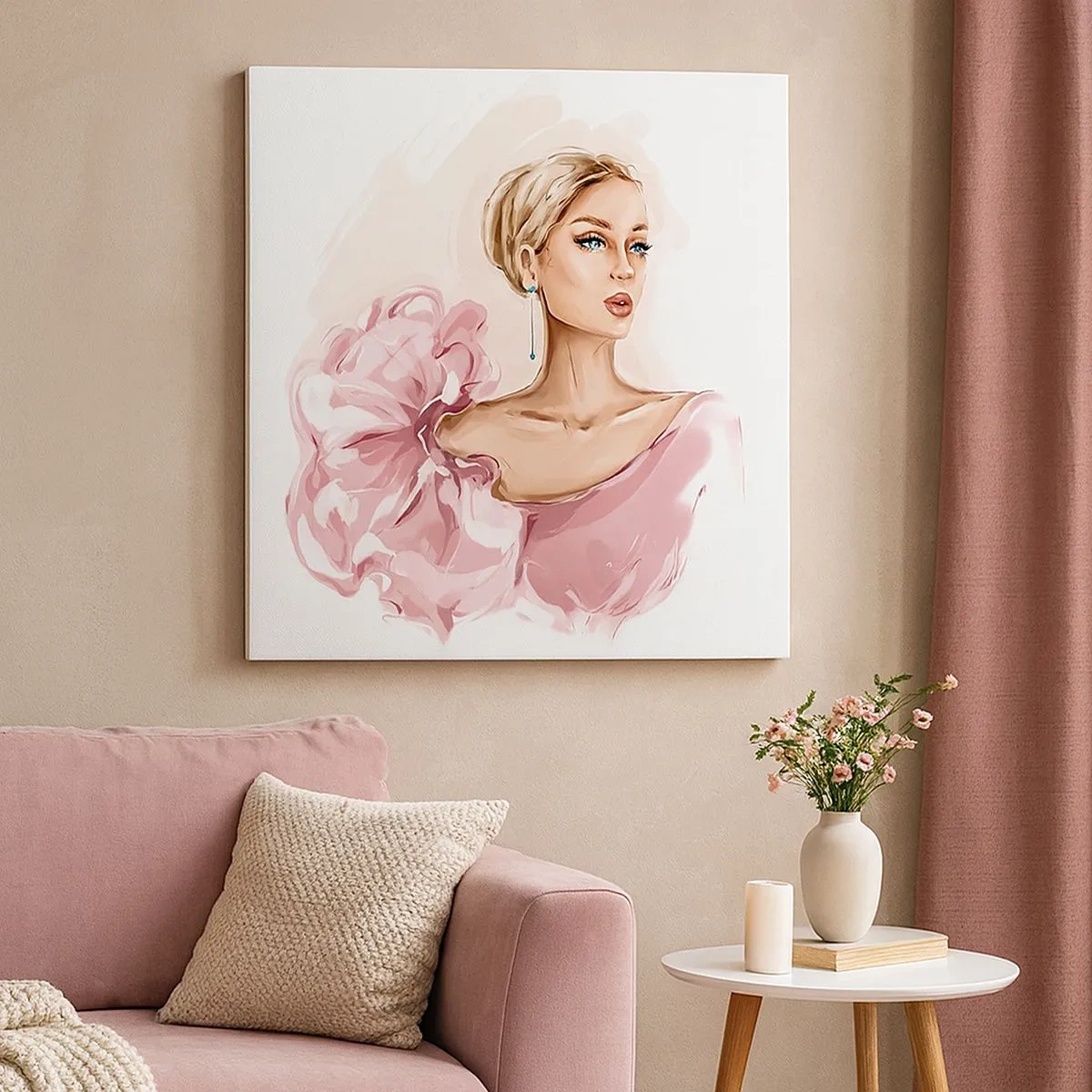 Obraz na płótnie - Jak malowana… - 30x30 cm