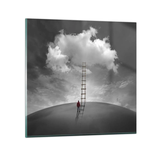 Obraz na szkle - Wszystko możliwe - 70x70 cm