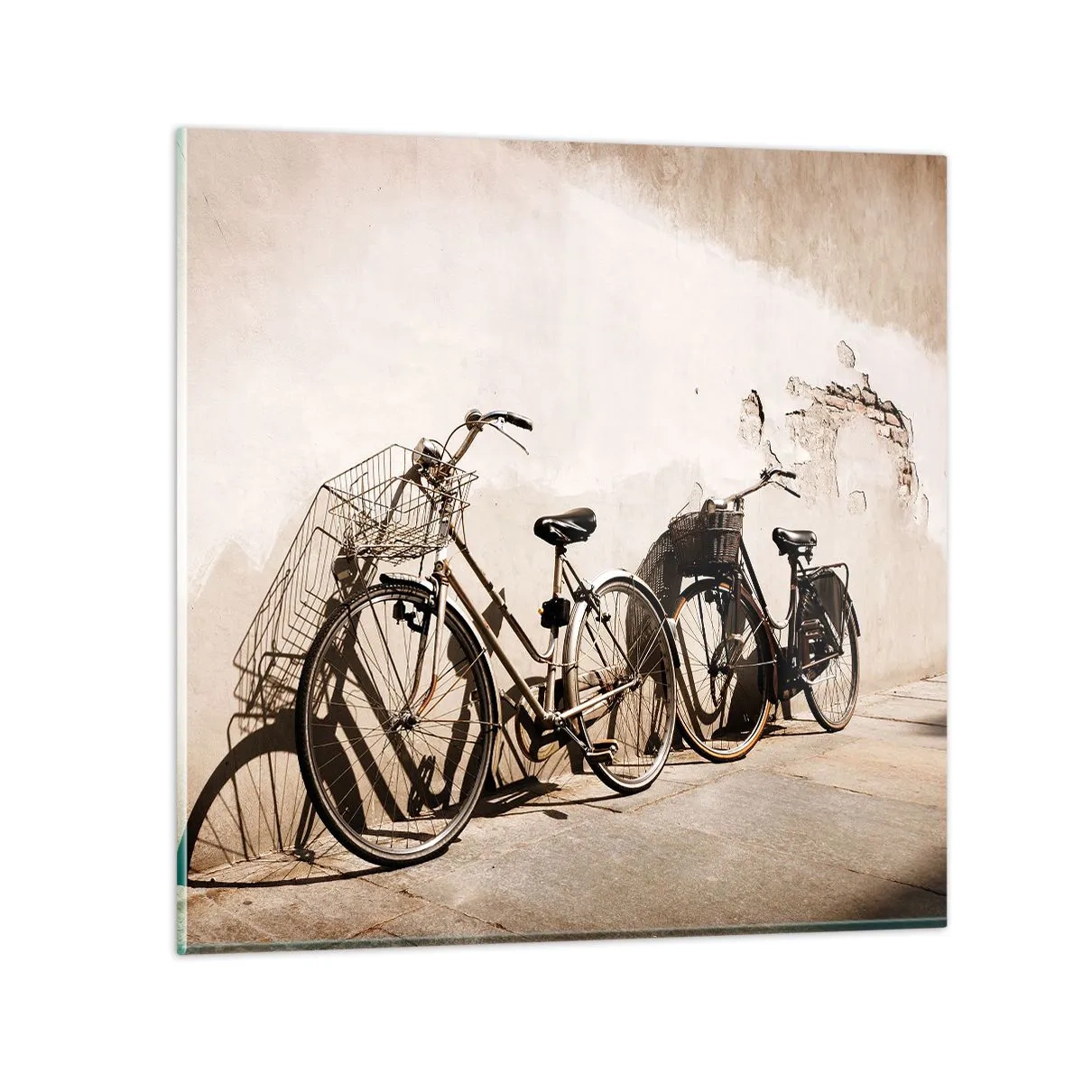 Obraz na szkle - Niezapomniany urok przeszłości - 50x50 cm