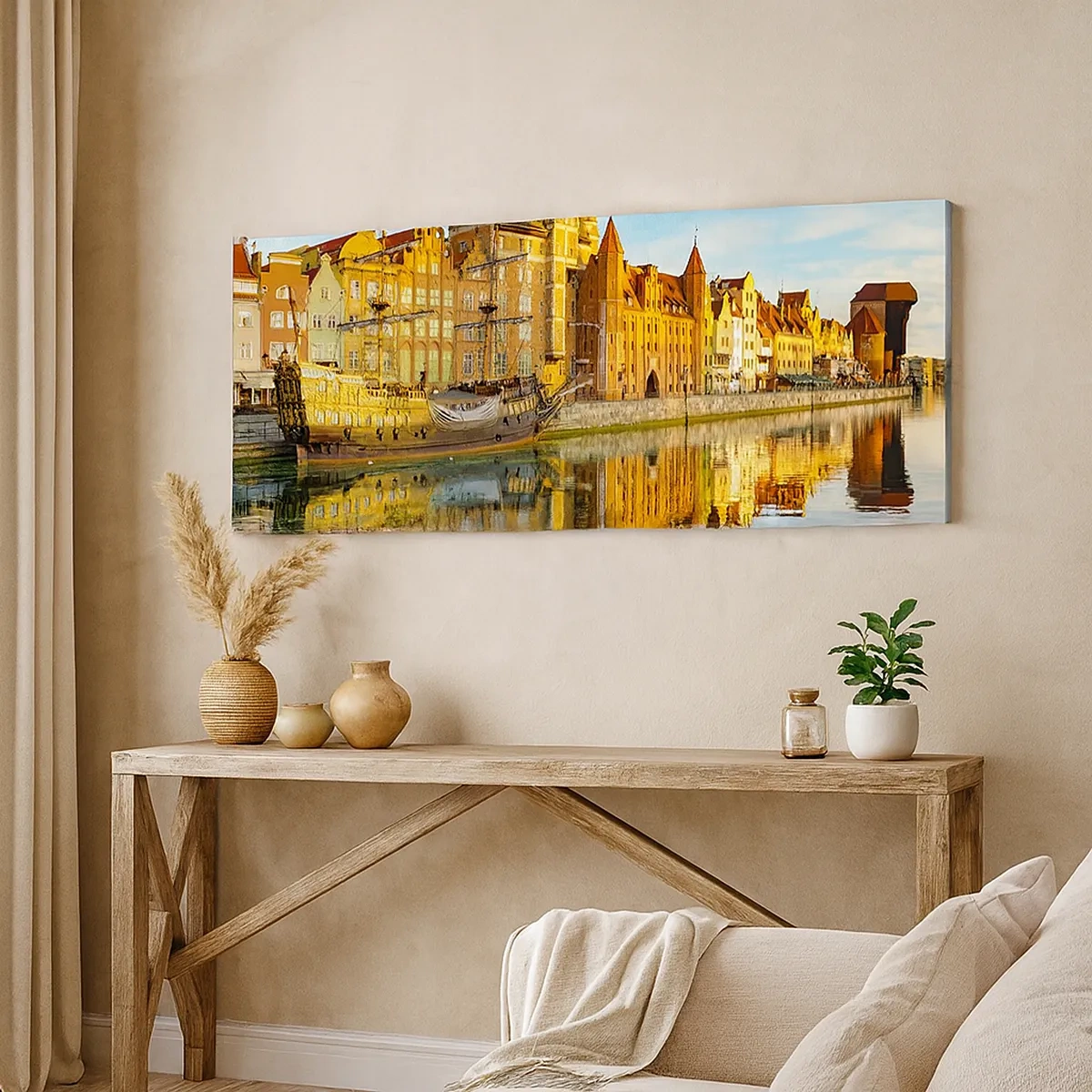 Obraz na płótnie - Lustrzane odbicie przeszłości - 30x30 cm