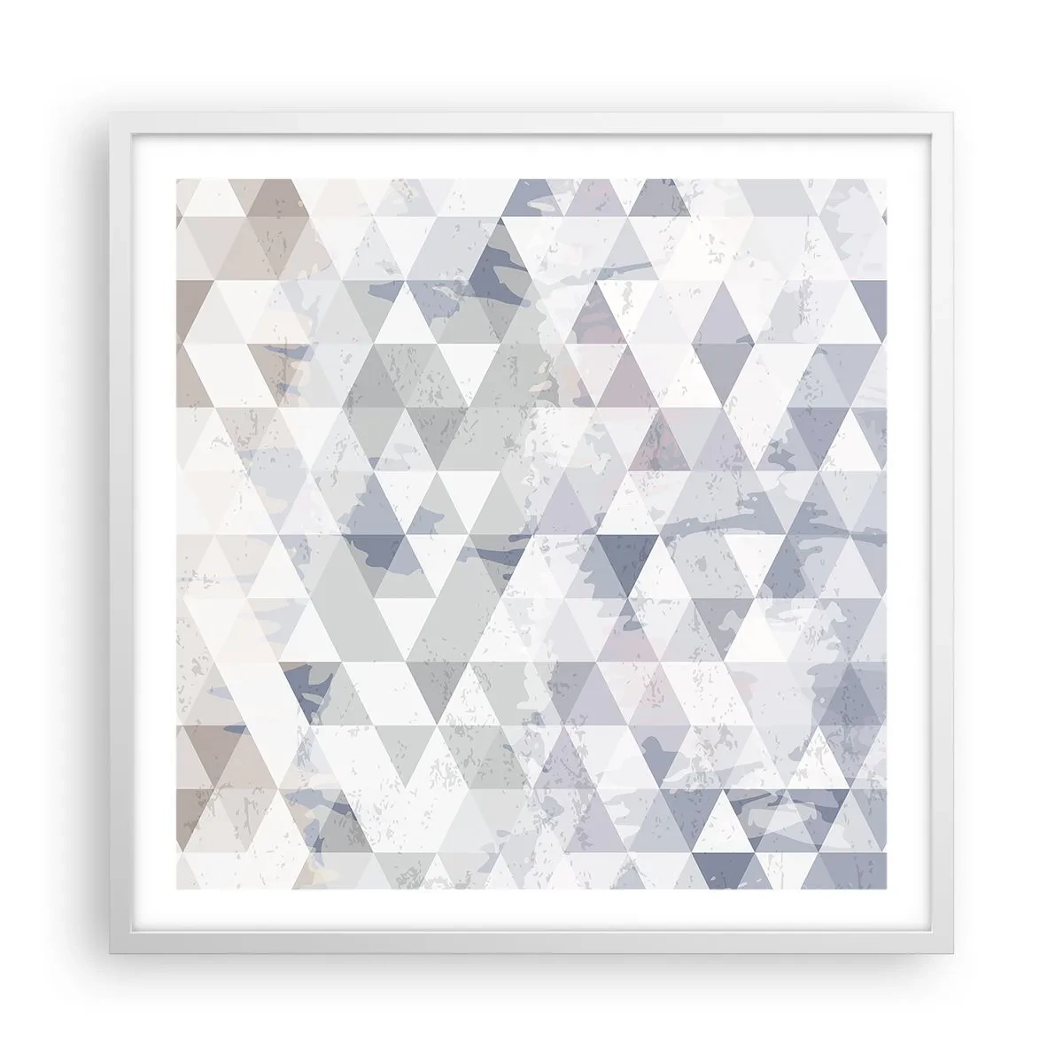 Plakat w białej ramie - W rytmie na trzy - 60x60 cm